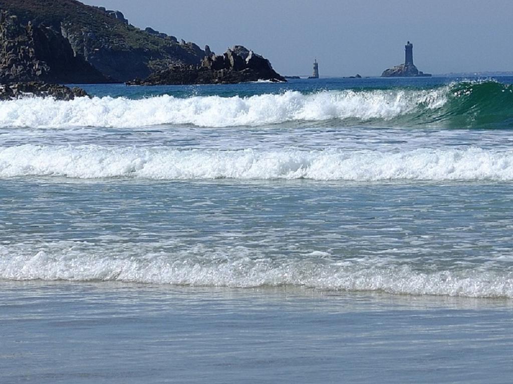 Au Calme A 10Mn Des Baies De Douarnenez Et Audierne Avec Cuisine A Disposition Mahalon ภายนอก รูปภาพ